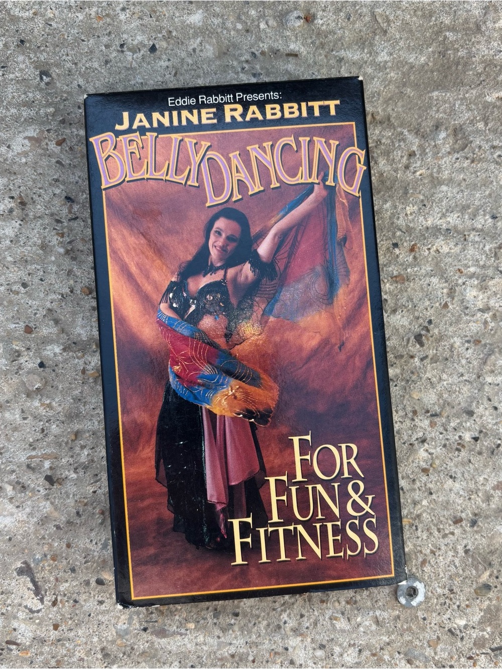 1993 Janine Rabbitt Belly Dancing For Fun & Fitness VHS Tape Vintage Workout